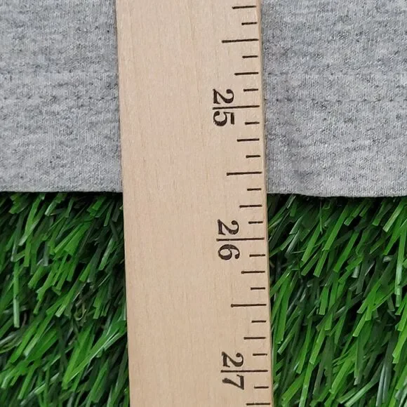 Disney Mickey-Mouse Ringer Shirt Womens Large 22x26 Gray - Picture 5 of 13